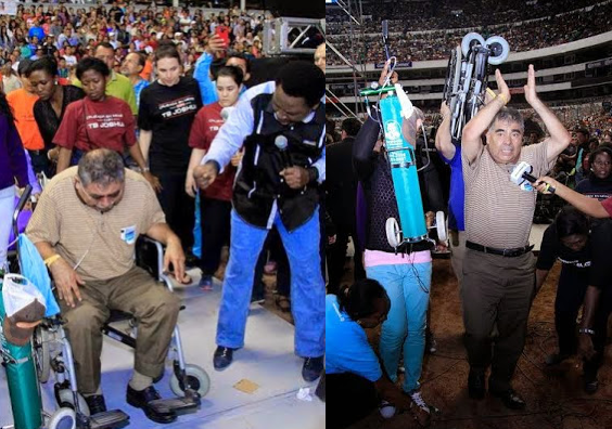 Crippled Man Healed by Prophet T.B Joshua